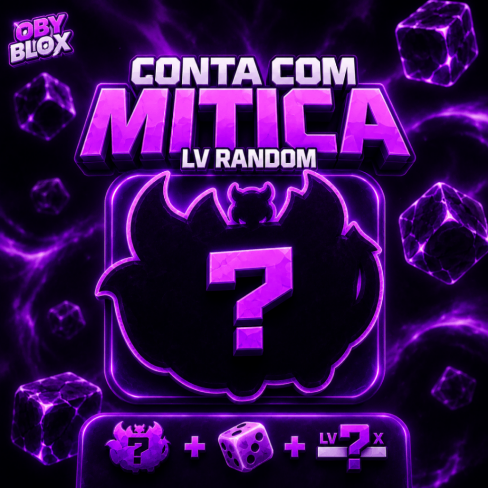 1 FRUTA MÍTICA INVENTÁRIO + LEVEL ALEATÓRIO