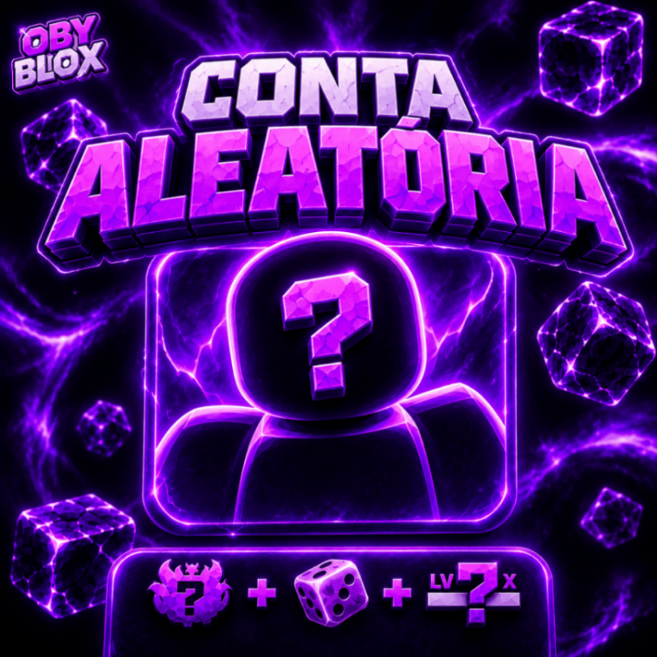 CONTA ALEATÓRIA LEVEL ALEATÓRIO / CHANCE MITICA