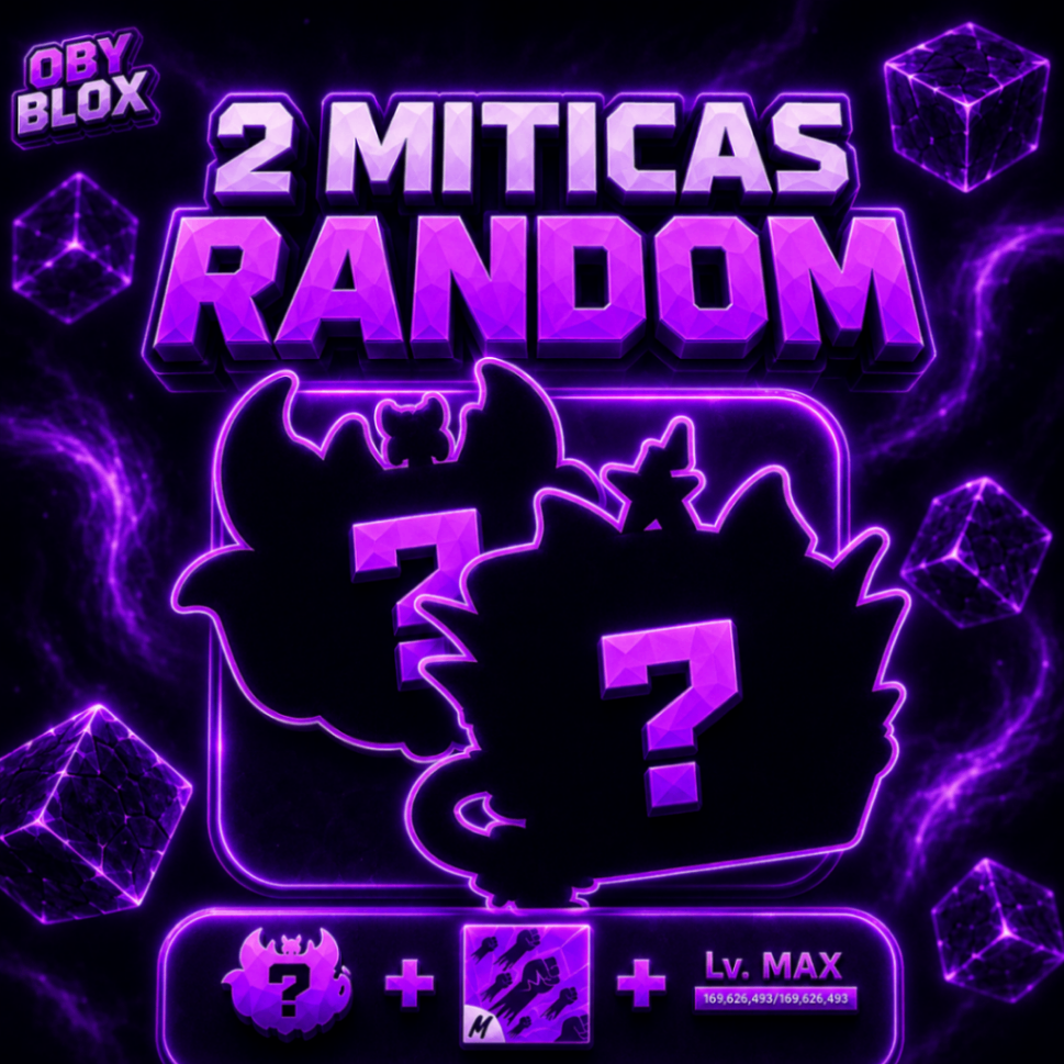 2 FRUTAS MÍTICAS ALEATÓRIAS + GODHUMAN
